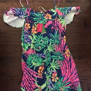 Lilly Pulitzer Klea Romper NWT Indigo All A Glow